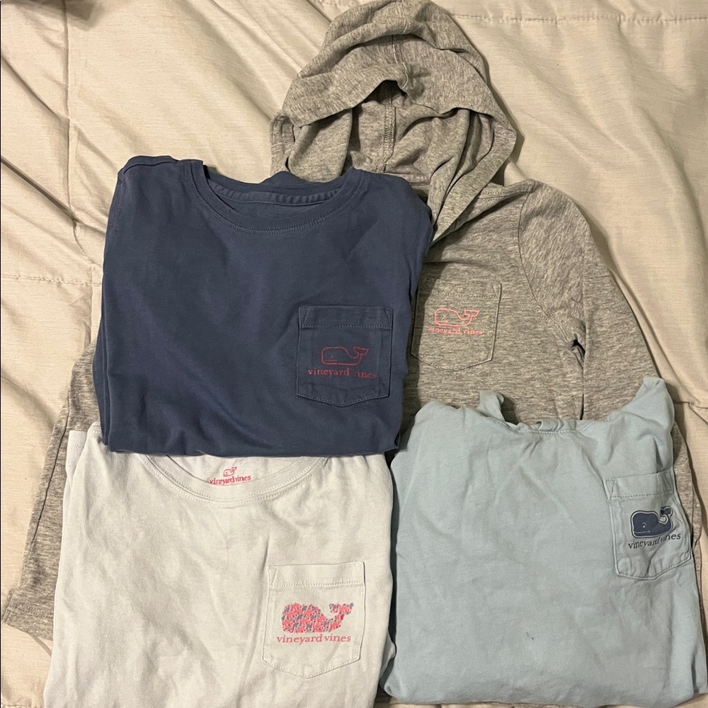Vineyard Vines Gray Hoodie and T-Shirt Trio